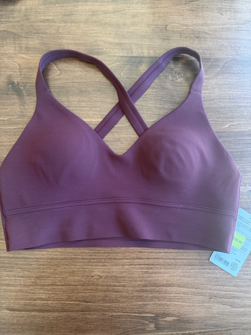Athleta perfect form longline bra. Size small A/C cup. NWT